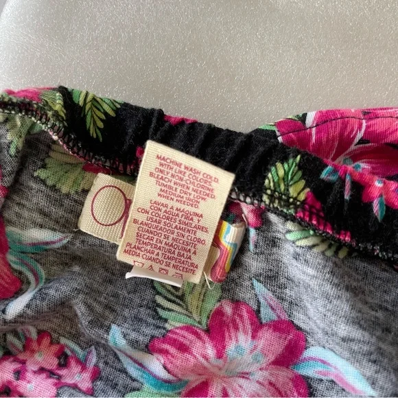 Floral OP Strapless Dress - Black and Pink new with tags - Picture 7 of 8